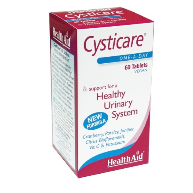 Health Aid Cysticare 60tabs (Συμπλήρωμα Διατροφής για την Υγεία του Γυναικείου Ουροποιητικού Συστήματος & Προστασία από Ουρολοίμωξη)