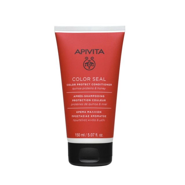 Apivita Color Seal Color Protect Conditioner 150ml (Κρέμα Μαλλιών Προστασίας Χρώματος με Πρωτεϊνες Κινόα & Μέλι)