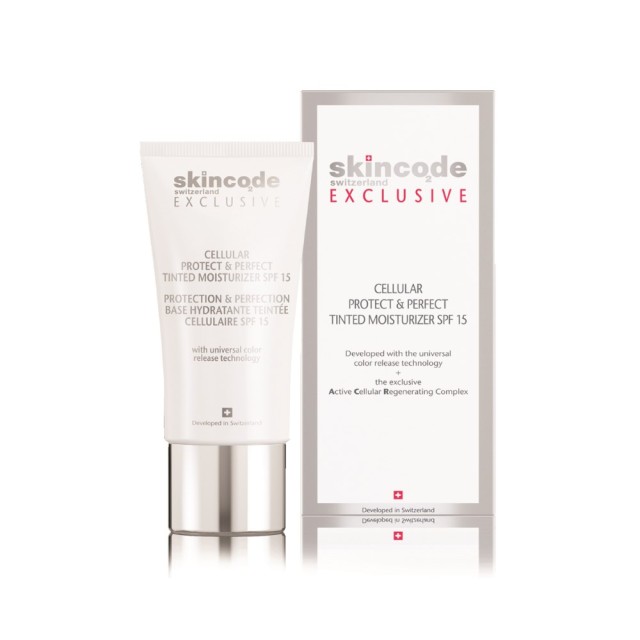 Skincode Exclusive Cellular Protect & Perfect Tinted Moisturizer SPF15 30ml