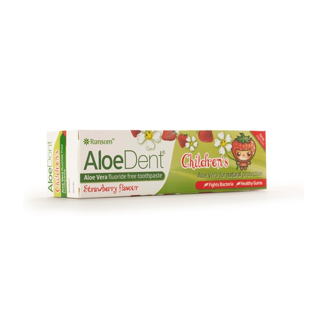 Optima Aloe Dent Strawberry Childrens Toothpaste 50ml