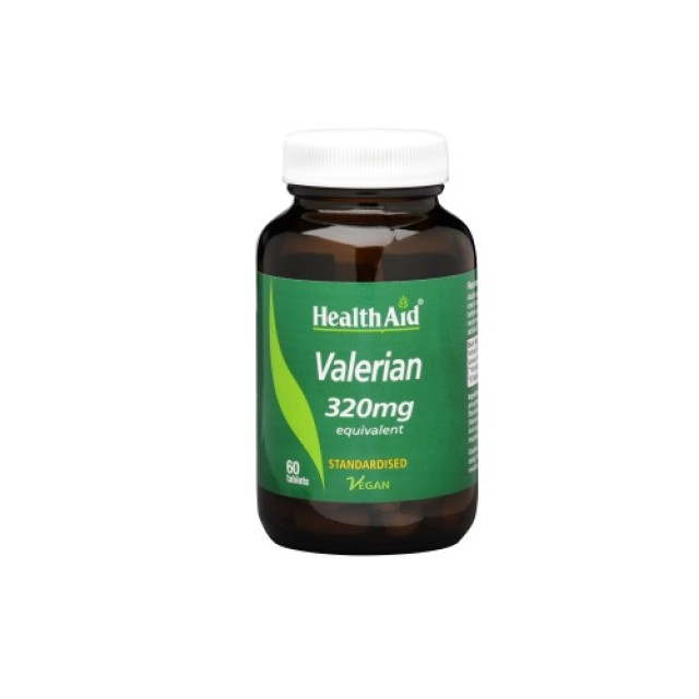 Health Aid Herbs Valerian Root 320 mg 60tab (Φυσικό Ηρεμιστικό - Άγχος - Στρες) 
