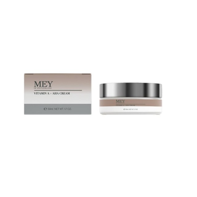 Mey Vitamin A + Aha Cream 50ml (Αντιγηραντική Κρέμα Προσώπου)