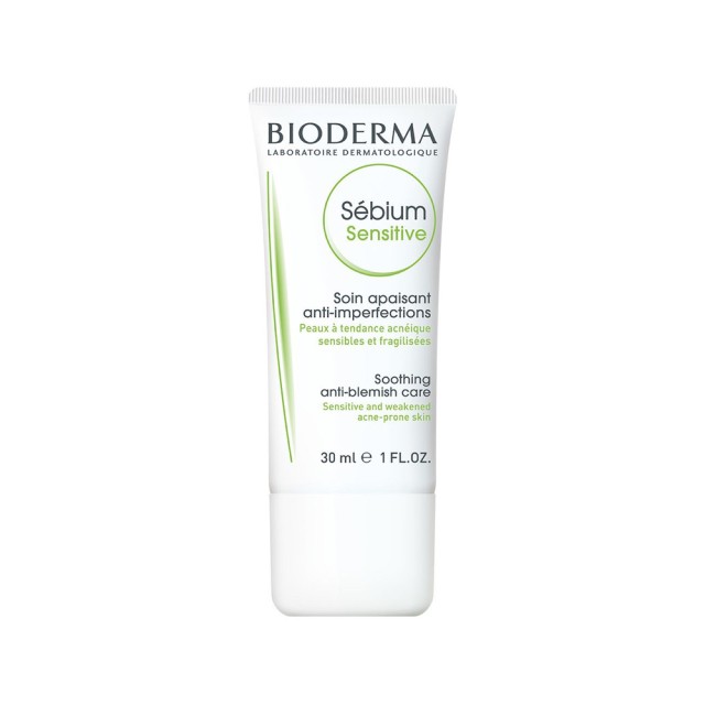 Bioderma Sebium Sensitive Soothing Anti-Blemish Care 30ml (Φροντίδα για την Ευαίσθητη Επιδερμίδα με Τάση Ακμής)
