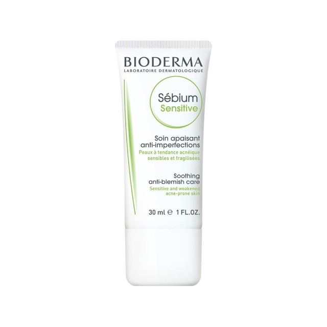 Bioderma Sebium Sensitive Soothing Anti-Blemish Care 30ml (Φροντίδα για την Ευαίσθητη Επιδερμίδα με 