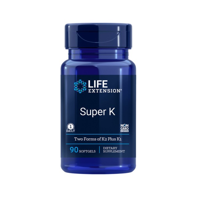 Life Extension Super K With Advanced K2 Complex 90 softgels (Υγιή Οστά) 