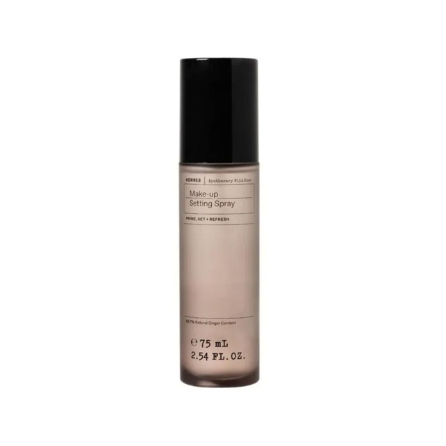 Korres Apothecary Wild Rose Make-up Setting Spray 75ml (3 σε 1 Mist Προσώπου για Σταθεροποίση του Μακιγιάζ)