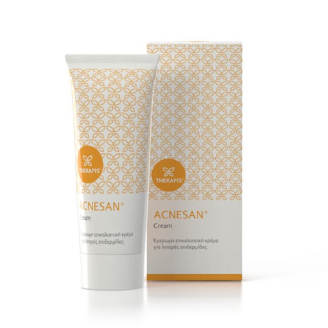 Therapis Acnesan Cream 75ml (Έγχρωμη Επικαλυπτική Κρέμα για Λιπαρές Επιδερμίδες)