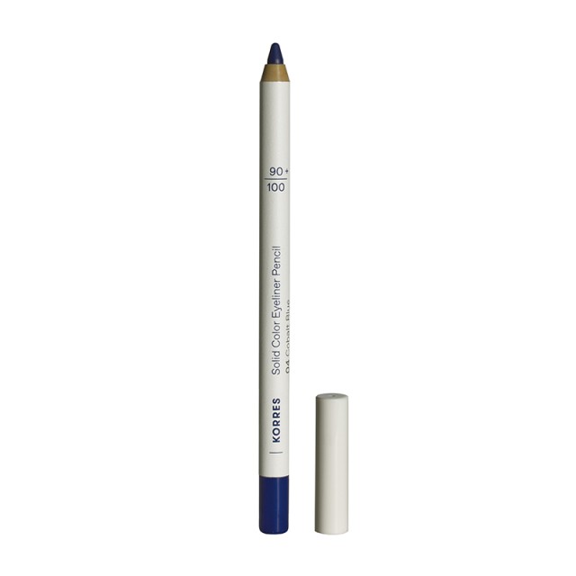 Korres Solid Color Eyeliner Pencil 04 Cobalt Blue 1,2gr (Μολύβι Ματιών - Μπλε Χρώμα)