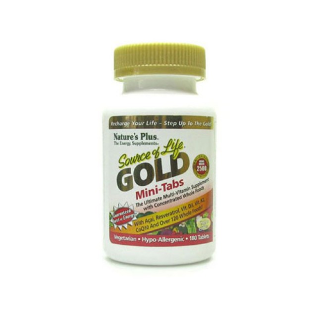 Natures Plus Source Of Life Gold Mini 180tab