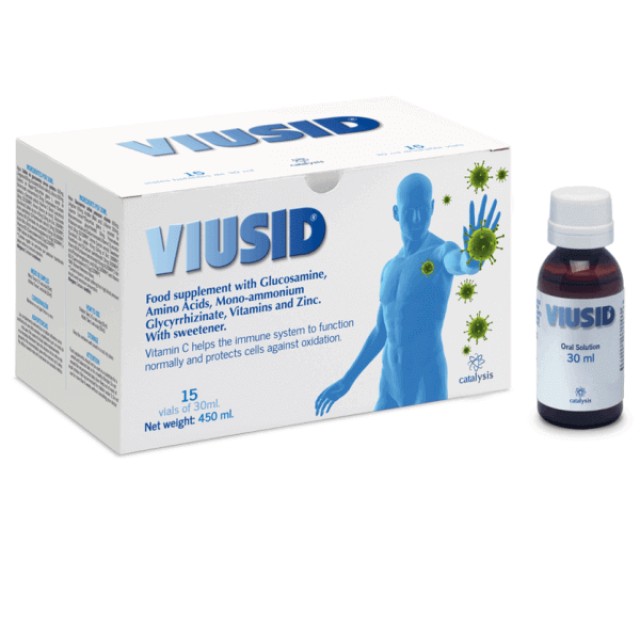Viusid Oral Vial 15x30ml (Συμπλήρωμα για την Ενίσχυση του Ανοσοποιητικού Συστήματος)