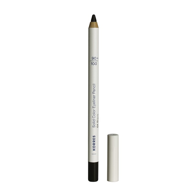 Korres Solid Color Eyeliner Pencil 01 Black 1,2gr (Μολύβι Ματιών - Μαύρο Χρώμα)