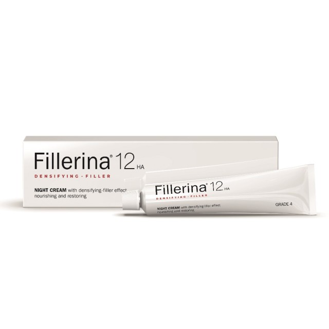 Fillerina 12HA Densifying Filler Night Cream Grade 4 50ml (Κρέμα Νύχτας με Εντατική Δράση Γεμίσματος των Ρυτίδων & Αναπλήρωσης – Βαθμός 4)