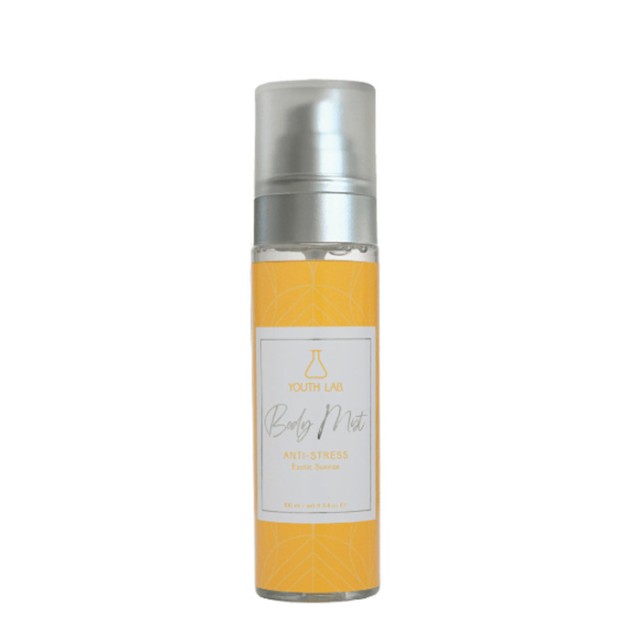 YOUTH LAB Anti-Stress Body Mist Exotic Sunrise 100ml (Αρωματικό Mist Σώματος & Μαλλιών με Φυτο-Ενδροφίνες Κατά του Στρες)