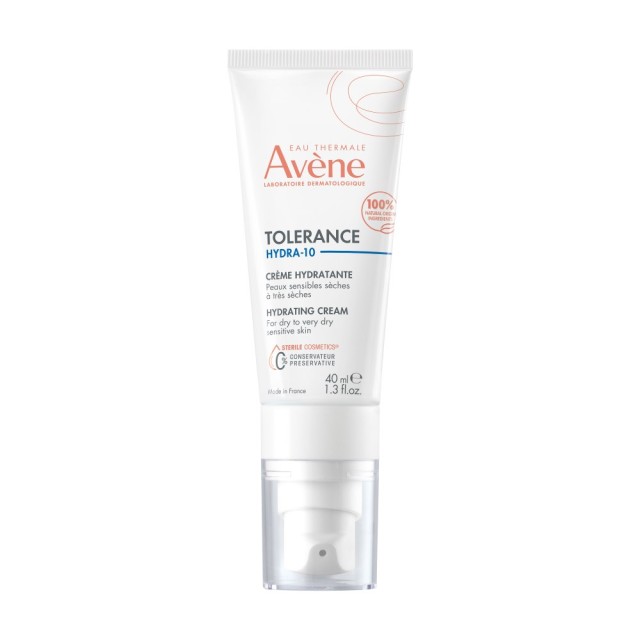 Avene Tolerance HYDRA 10 Hydrating Cream 40ml (Ενυδατική Κρέμα για Ευαίσθητη Πολύ Ξηρή Επιδερμίδα)