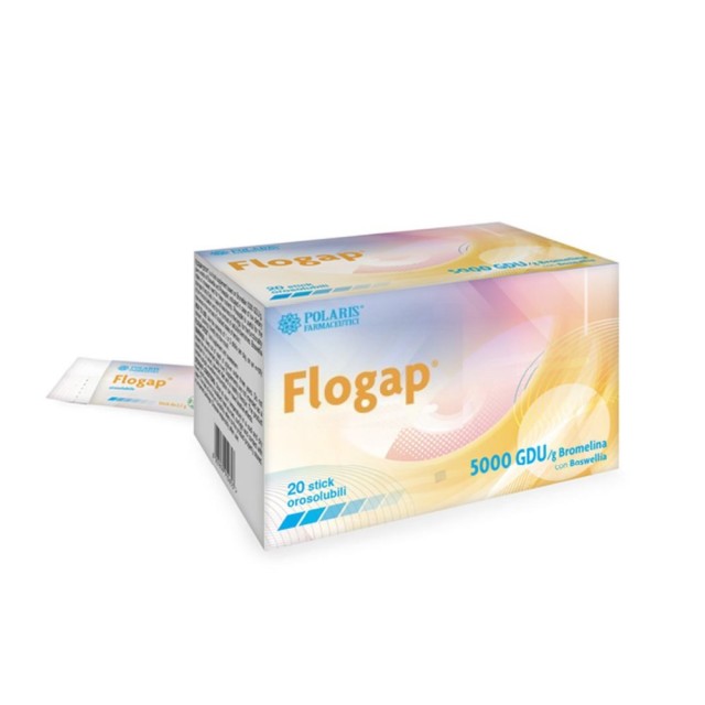 Flogap 20sticks (Συμπλήρωμα Διατροφής για Aποστράγγιση των Σωματικών Υγρών & Αντιμετώπιση των Τοπικών Φλεγμονών)