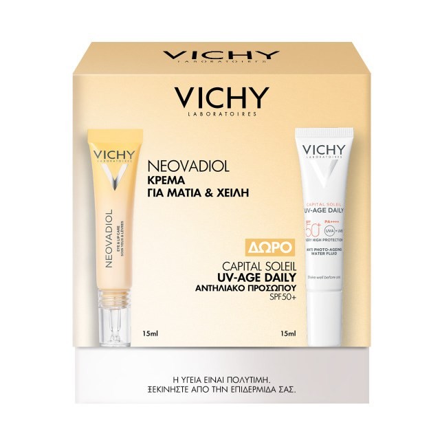 Vichy Neovadiol SET Eye & Lip Care 15ml & GIFT UV-Age Daily SPF50+ 15ml