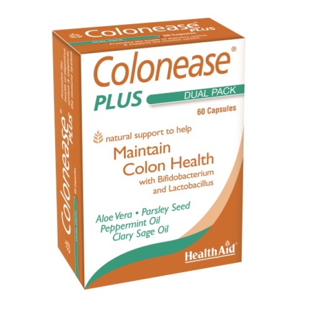 Health Aid Colonease Plus 60 caps (Γαστρεντερικές Διαταραχές - Προβιοτικά)
