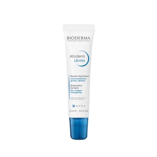 Bioderma Atoderm Restorative Lip Balm 15ml (Εντατική Φροντίδα Θρέψης & Αναδόμησης για τα Χείλη)