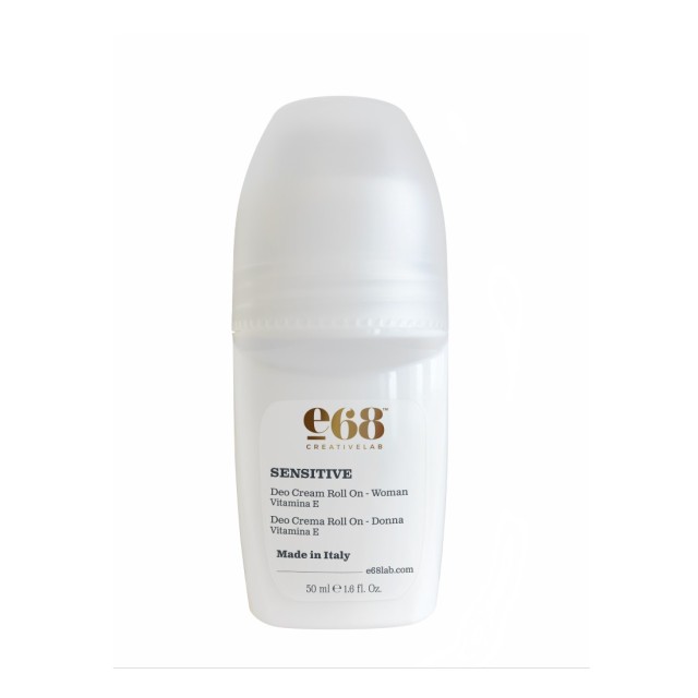 E68 Deo Cream Sensitive Roll On Woman 48h 50ml