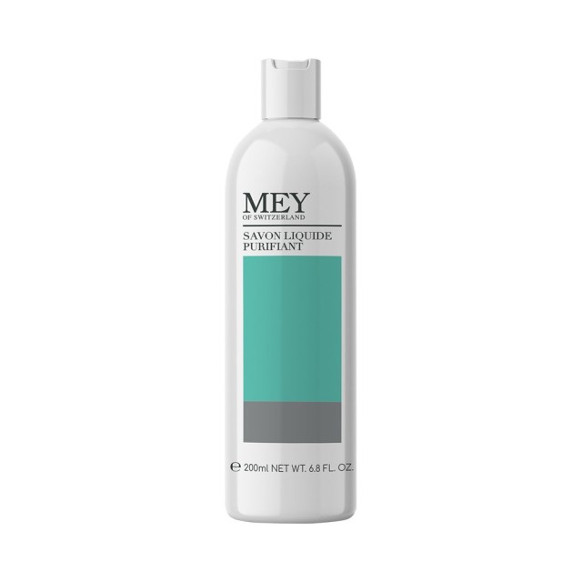 Mey Savon Liquide Purifiant Cleansing Gel 200ml (Υγρό Καθαρισμού για Λιπαρή/Ακνεϊκή Επιδερμίδα)
