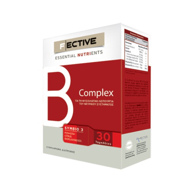 F/Ective B Complex 30tabs (FEctive Διαχείριση Άγχους - Νοητική Επίδοση)