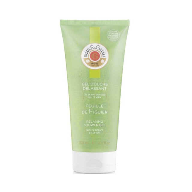 Roger & Gallet Feuille De Figuier Relaxing Shower Gel 200ml (Αφρόλουτρο με Νότες Φύλλων Συκιάς & Αλόη Βέρα)