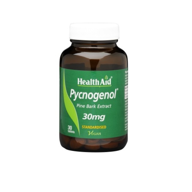 Health Aid Pycnogenol 30mg 30 tab (Ισχυρό Αντιοξειδωτικό)