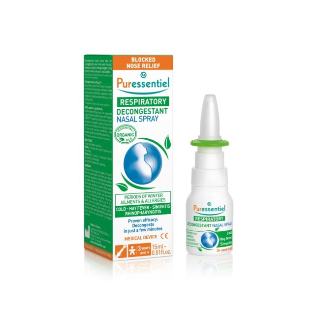 Puressentiel Respiratory Decongestant Nasal Spray 15ml