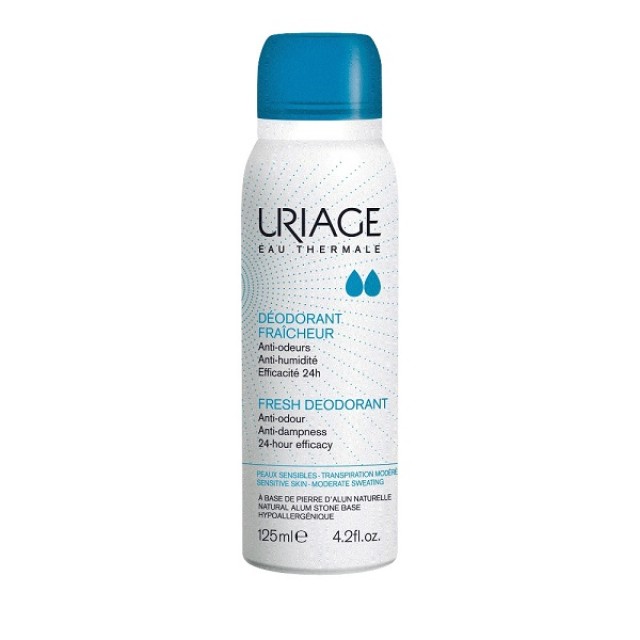 Uriage Eau Thermale Fresh Deodorant 125ml (Υποαλλεργικό Αποσμητικό) 