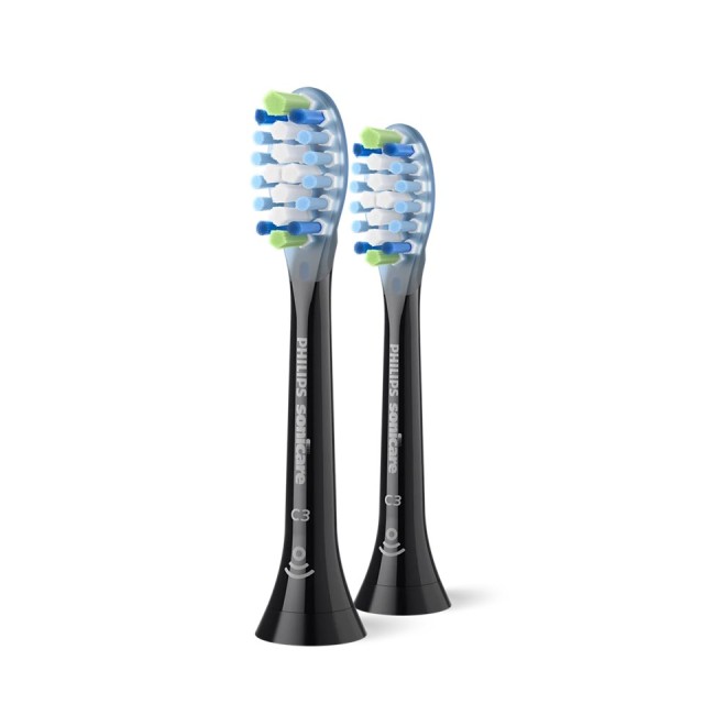 Philips Sonicare C3 Premium Plaque Defence 2τεμ (Ανταλλακτικές Κεφαλές Οδοντόβουρτσας Μαύρες)
