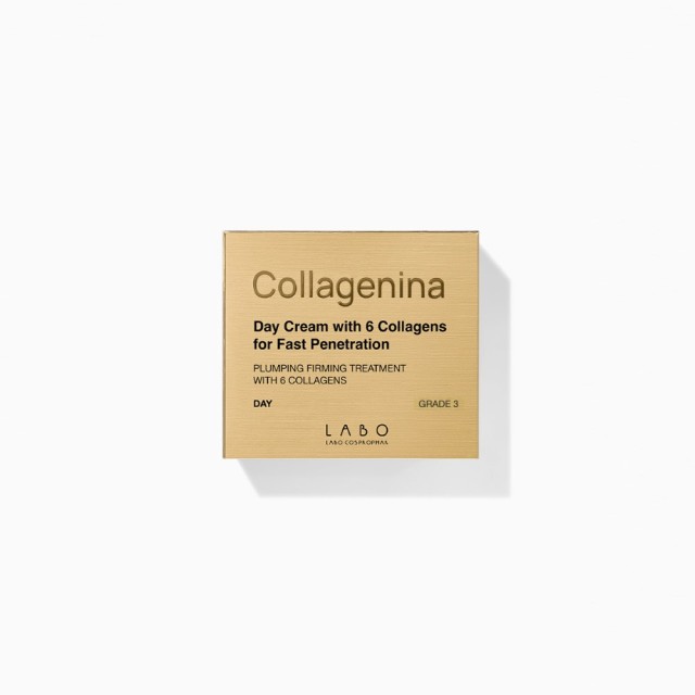 Collagenina Day Cream with 6 Collagen for Fast Penetration 50ml (Αγωγή Ημέρας για Αναπλήρωση Όγκου, Σύσφιξη & Ελαστικότητα - Βαθμός 3)