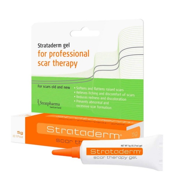 Stratpharma Strataderm Scrar Therapy Gel 5gr (Γέλη Σιλικόνης για τη Θεραπεία των Ουλών)
