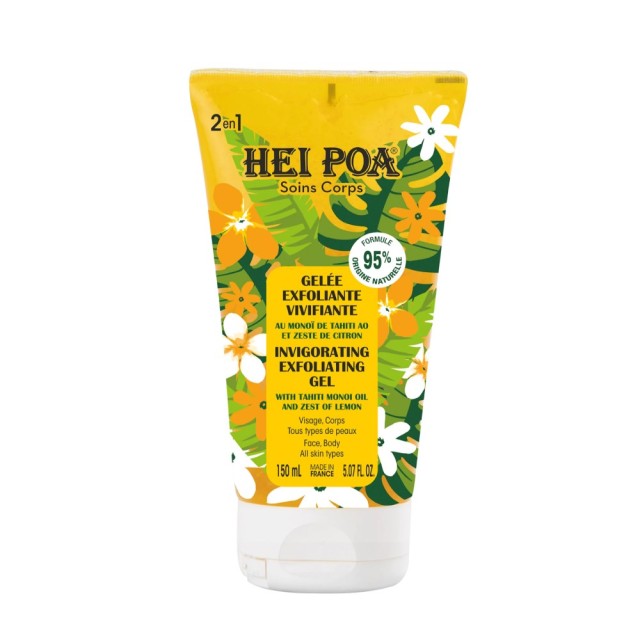 Hei Poa Invigorating Exfoliating Gel 150ml (Αναζωογονητικό Τζελ Απολέπισης με Λάδι Μονόι Ταϊτής)