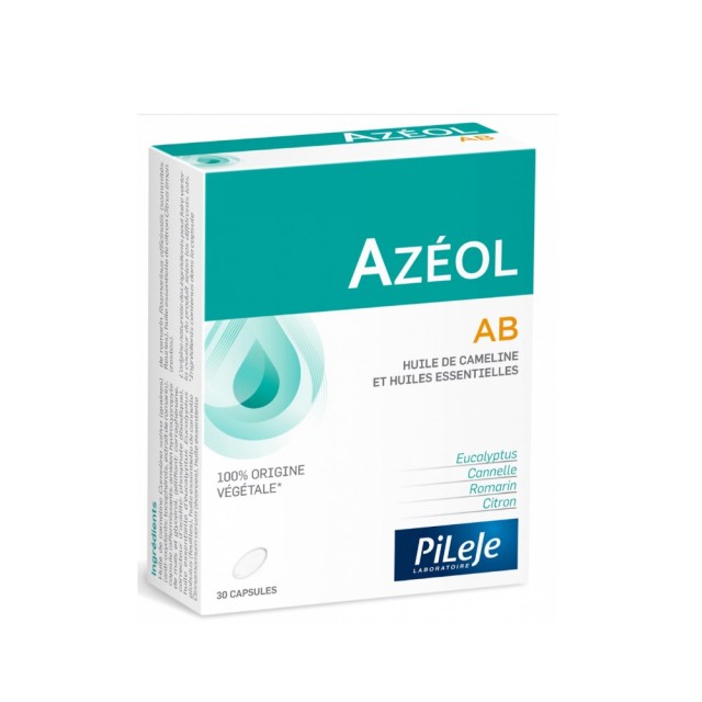 Pileje Azeol AB 30caps (Συμπλήρωμα Διατροφής για Προστασία από Λοιμώξεις του Αναπνευστικού)