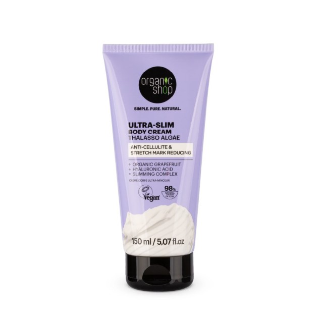 Natura Siberica Organic Shop Thalasso Anti-Cellulite Ultra-Slim Body Cream 150ml (Κρέμα Σώματος Κατά της Κυτταρίτιδας & για Μείωση Ραγάδων)