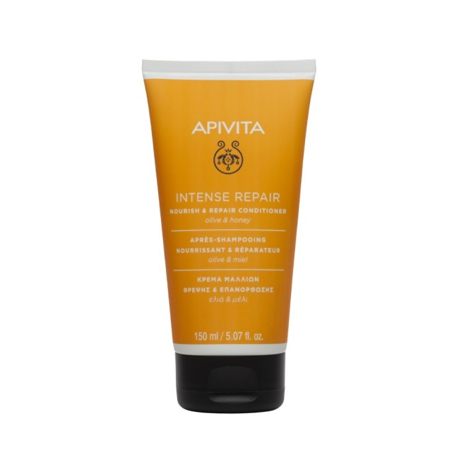 Apivita Intense Repair Nourish & Repair Conditioner 150ml (Κρέμα Μαλλιών Ενυδάτωσης & Θρέψης Με Ελιά & Μέλι)