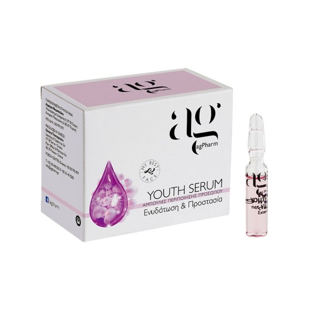 Ag Pharm Youth Serum 24x2ml (Ενυδατικός Ορός Προσώπου για Μικτή/Λιπαρή Επιδερμίδα 24τεμ)