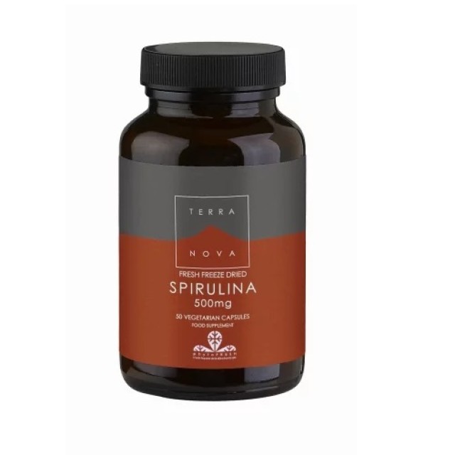 Terranova Spirulina 500mg 50caps (Συμπλήρωμα Διατροφής για την Τόνωση του Οργανισμού) 