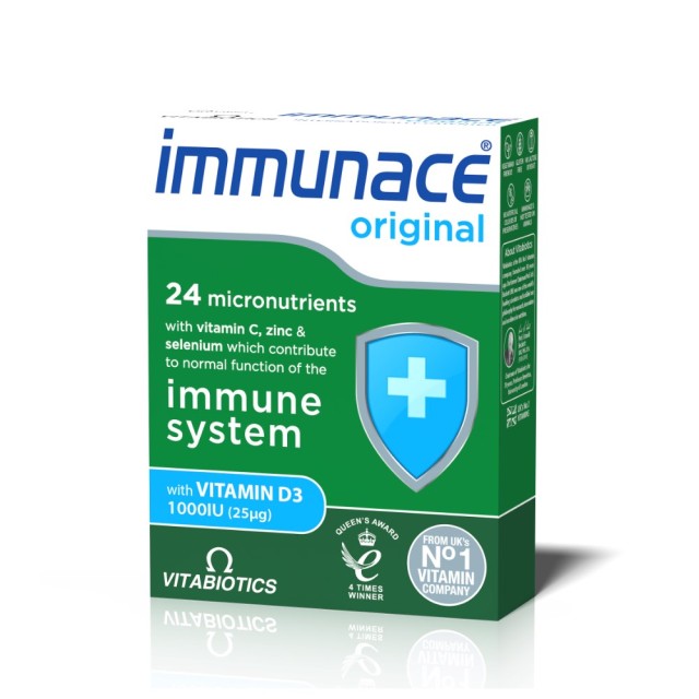 Vitabiotics Immunace Original 30tabs (Συμπλήρωμα Διατροφής για την Ενίσχυση του Ανοσοποιητικού)