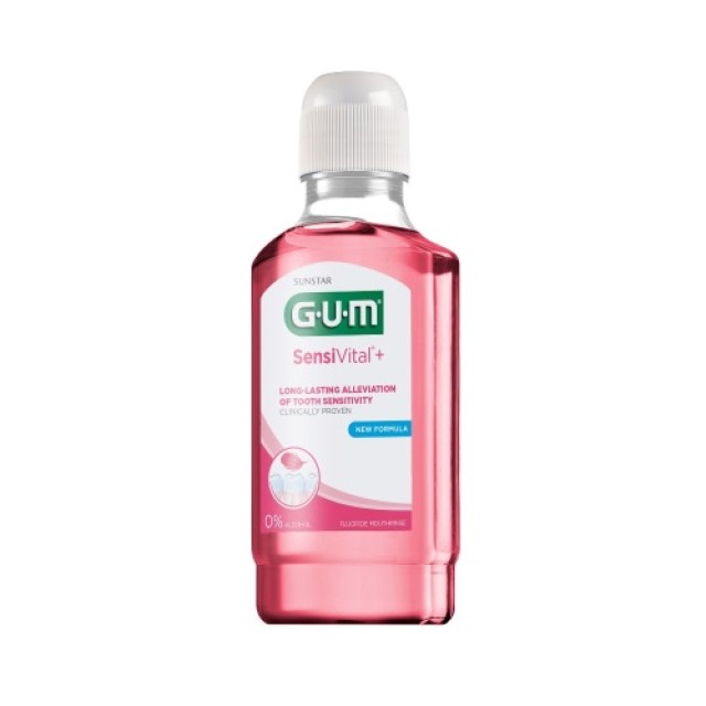 Gum SensiVital+ Στοματικό Διάλυμα 300ml (Στοματικό Διάλυμα για Ευαίσθητα Δόντια) 