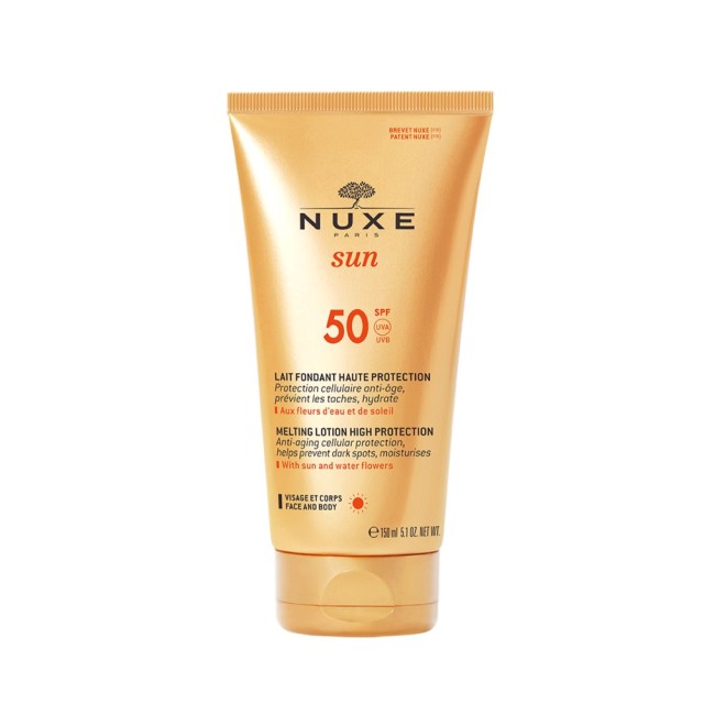 Nuxe Sun Milky Lotion Face & Body SPF50 150ml (Αντηλιακό Γαλάκτωμα Προσώπου & Σώματος) 
