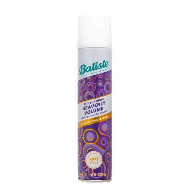 Batiste Dry Shampoo Heavenly Volume 200ml (Ξηρό Σαμπουάν για Όγκο)