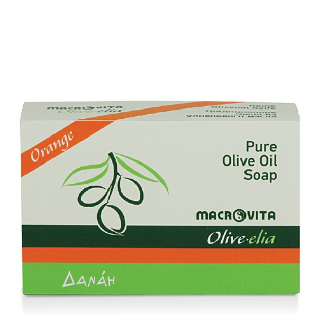 Macrovita Σειρά Olive-Elia Παραδοσιακό Σαπούνι Πορτοκάλι 100gr (Δανάη)
