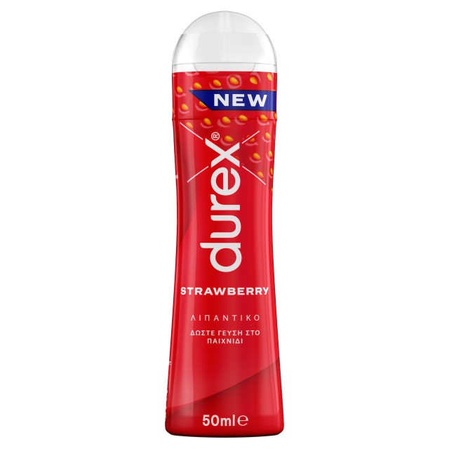 Durex Play Saucy Strawberry 50ml (Λιπαντικό με Γεύση Φραόυλα)
