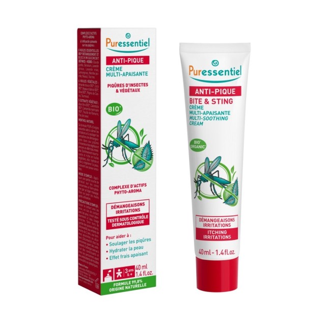 Puressentiel Anti-Sting Multi-Soothing Cream 40ml (Κρέμα για Μετά το Τσίμπημα)