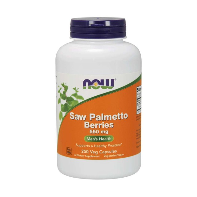 Now Foods Saw Palmetto 550mg 100caps (Συμπλήρωμα για τον Προστάτη)