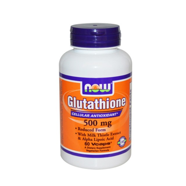Now Foods Glutathione 500mg 60vcaps (Αμινοξέα)