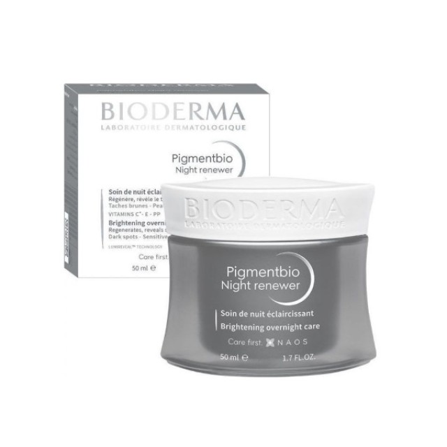 Bioderma Pigmentbio Night Renewer 50ml (Φροντίδα Νυκτός Διπλής Δράσης Για Αναδόμηση - Σύσφιξη & Μείωση Κηλίδων)