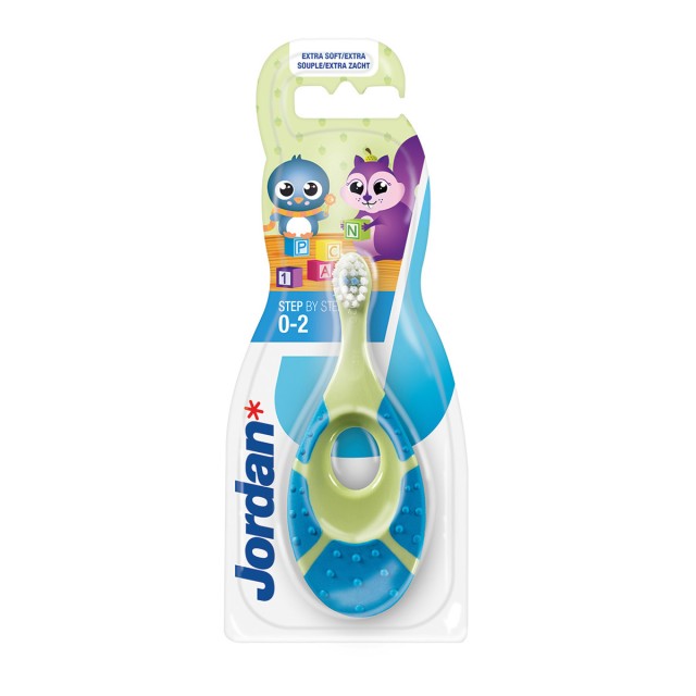 Jordan Step 1 Toothbrush (Οδοντόβουρτσα Πολύ Μαλακή για Παιδιά 0-2 Χρονών )