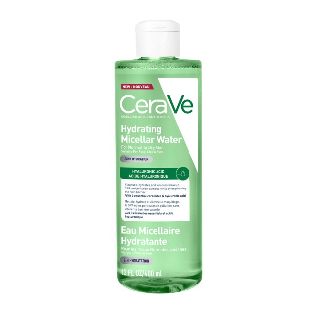 Cerave Hydrating Micellar Water 400ml (Νερό Καθαρισμού & Ντεμακιγιάζ Προσώπου)